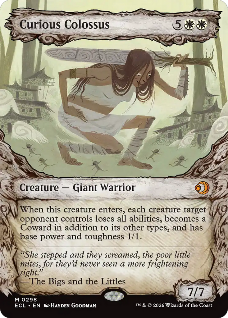 Curious Colossus (Showcase) [Lorwyn Eclipsed]