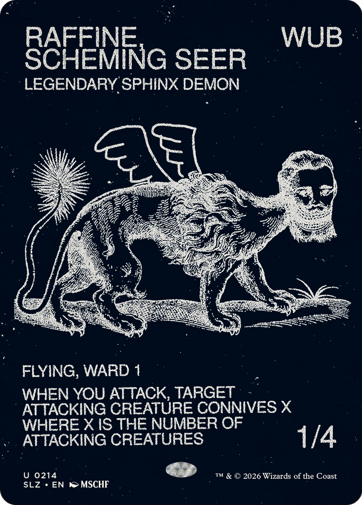 Raffine, Scheming Seer (0214) [Secret Lair x MSCHF: The Zeta Set]