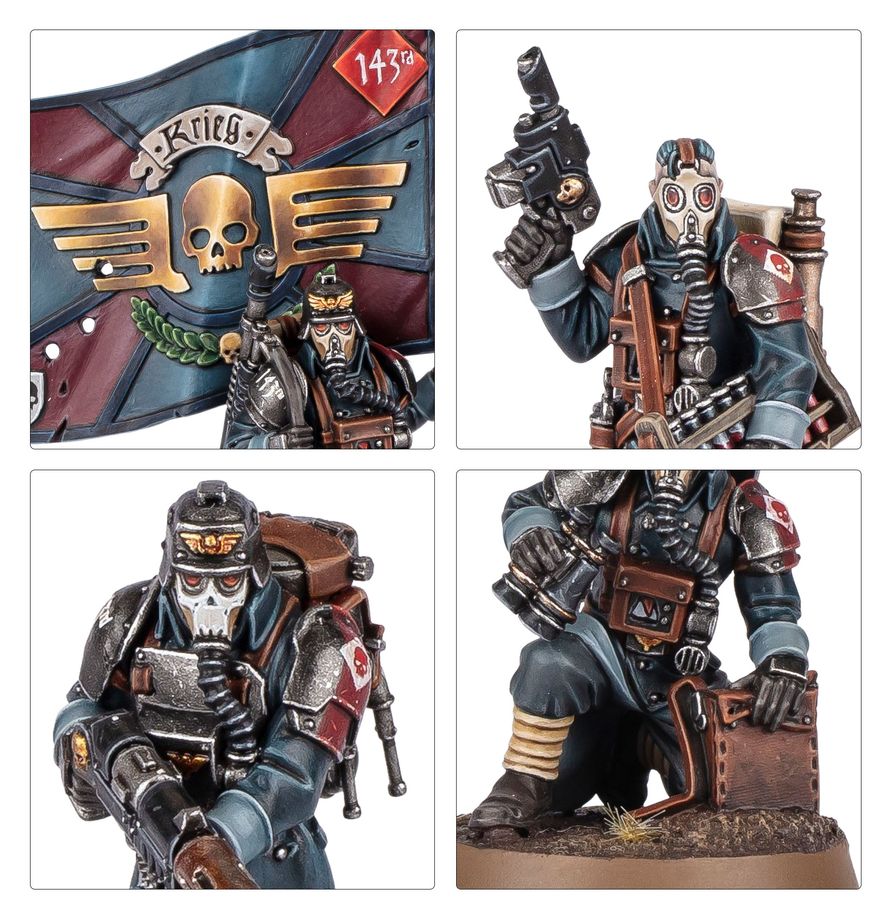 Warhammer 40K: Astra Militarum - Krieg Command Squad