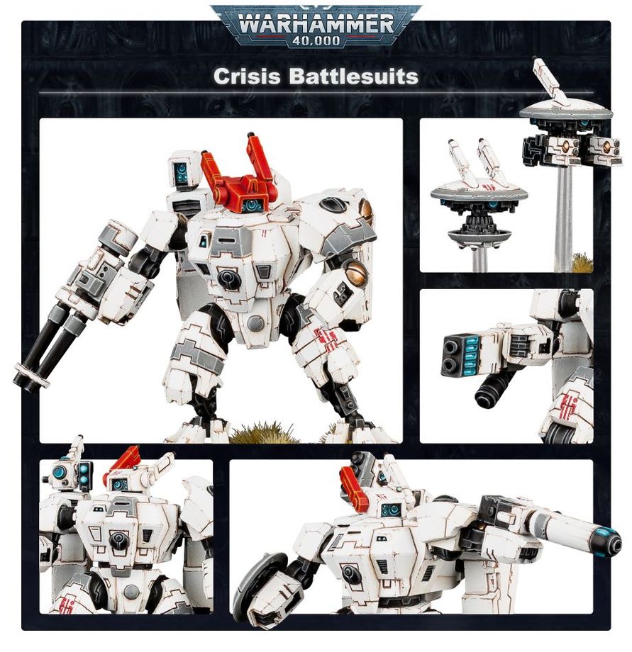 Warhammer 40K: T'Au Empire - Crisis Battlesuits