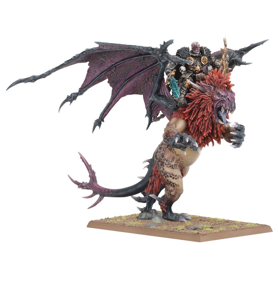 Warhammer The Old World: Warriors of Chaos - Chaos Lord on Manticore