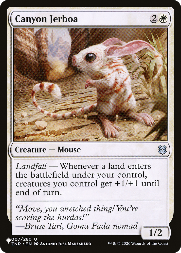 Canyon Jerboa [The List]