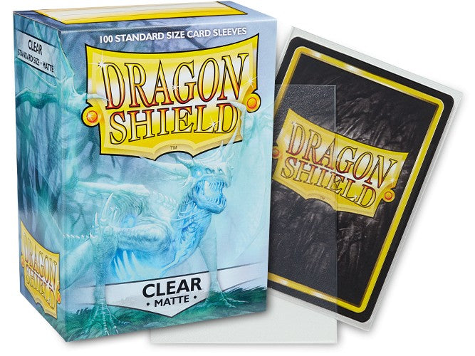 Dragon Shield Sleeves: Standard Matte - Clear 100CT