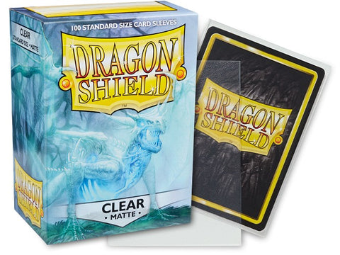 Dragon Shield Sleeves: Standard Matte - Clear 100CT