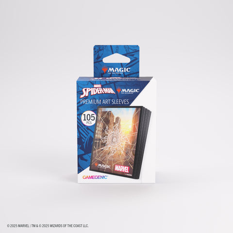 Gamegenic: Magic: The Gathering | Marvel's Spider-Man Premium Art Sleeves - Spider-Man Plains