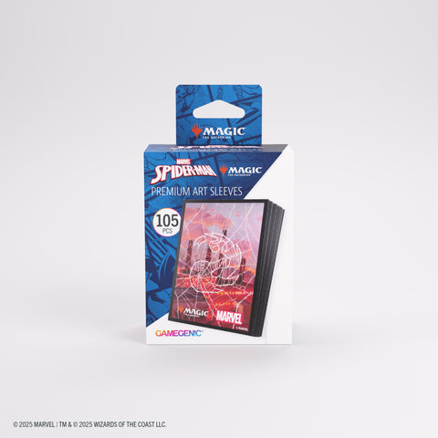 Gamegenic: Magic: The Gathering | Marvel's Spider-Man Premium Art Sleeves - Spider-Man Mountain