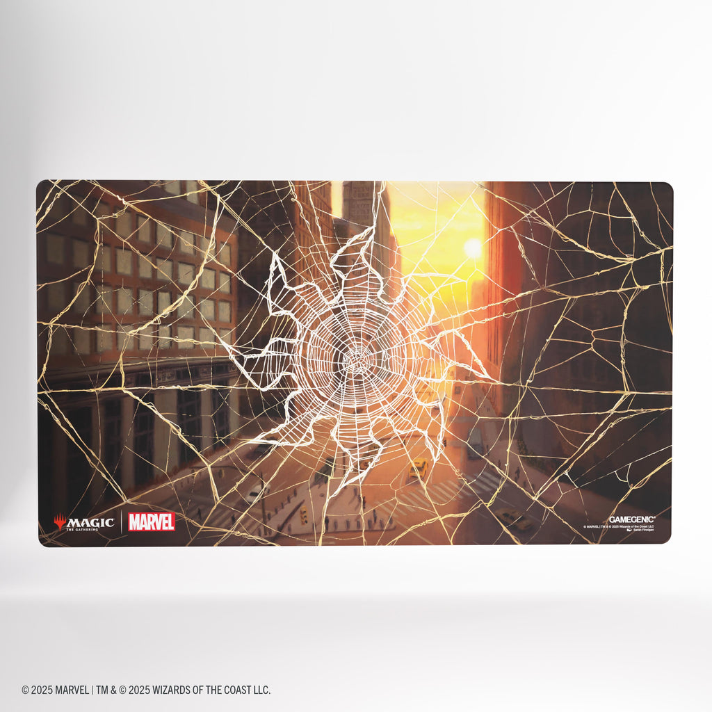 Gamegenic: Magic: The Gathering | Marvel's Spider-Man Shiny Playmat - Spider-Man Plains