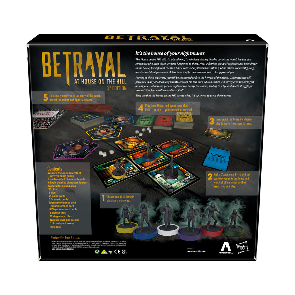 Betrayal at the House on the Hill 3rd Edition