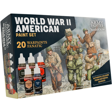 The Army Painter: Warpaints Fanatic Historical - WWII American Paint Set