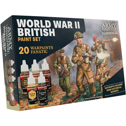 The Army Painter: Warpaints Fanatic Historical - WWII British Paint Set