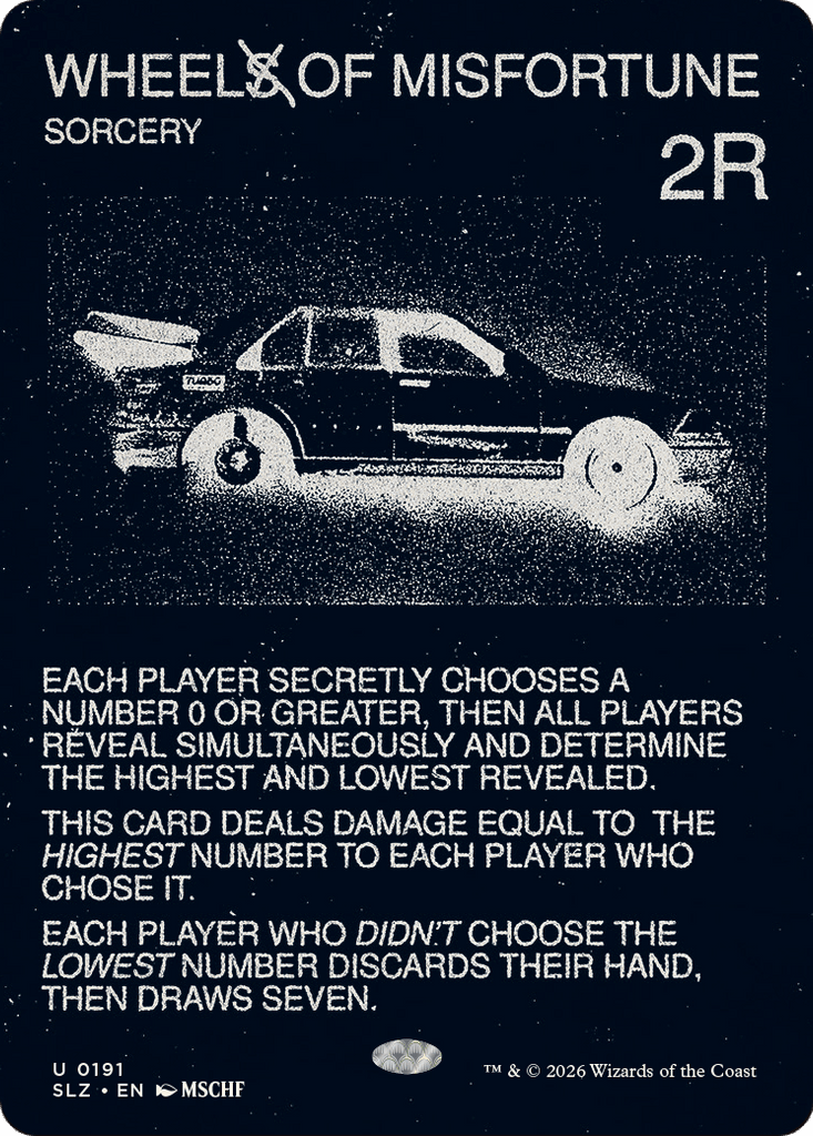 Wheel of Misfortune (0191) [Secret Lair x MSCHF: The Zeta Set]