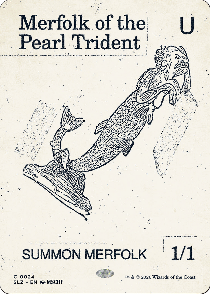 Merfolk of the Pearl Trident (0024) [Secret Lair x MSCHF: The Zeta Set]
