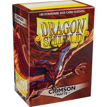 Dragon Shield: Matte Crimson (100ct)