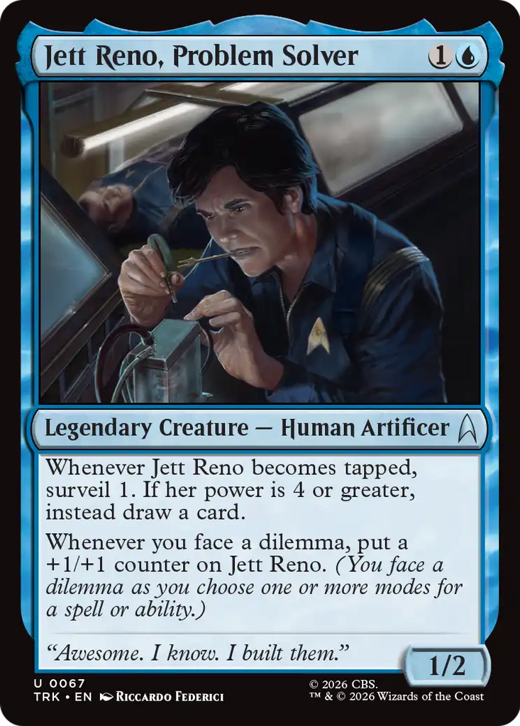 Jett Reno, Problem Solver [Star Trek]