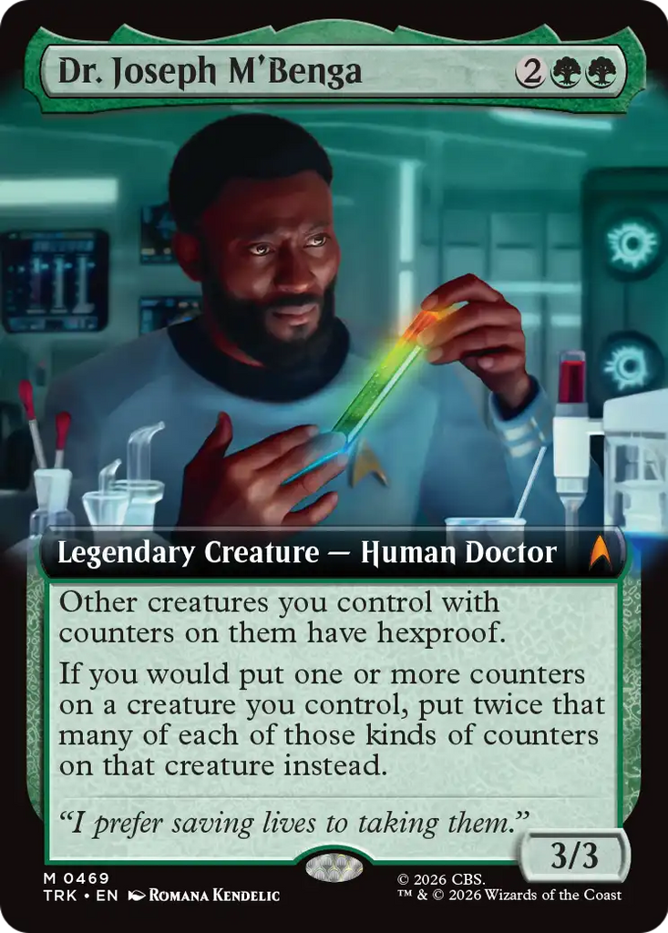 Dr. Joseph M'Benga (Extended Art) [Star Trek]