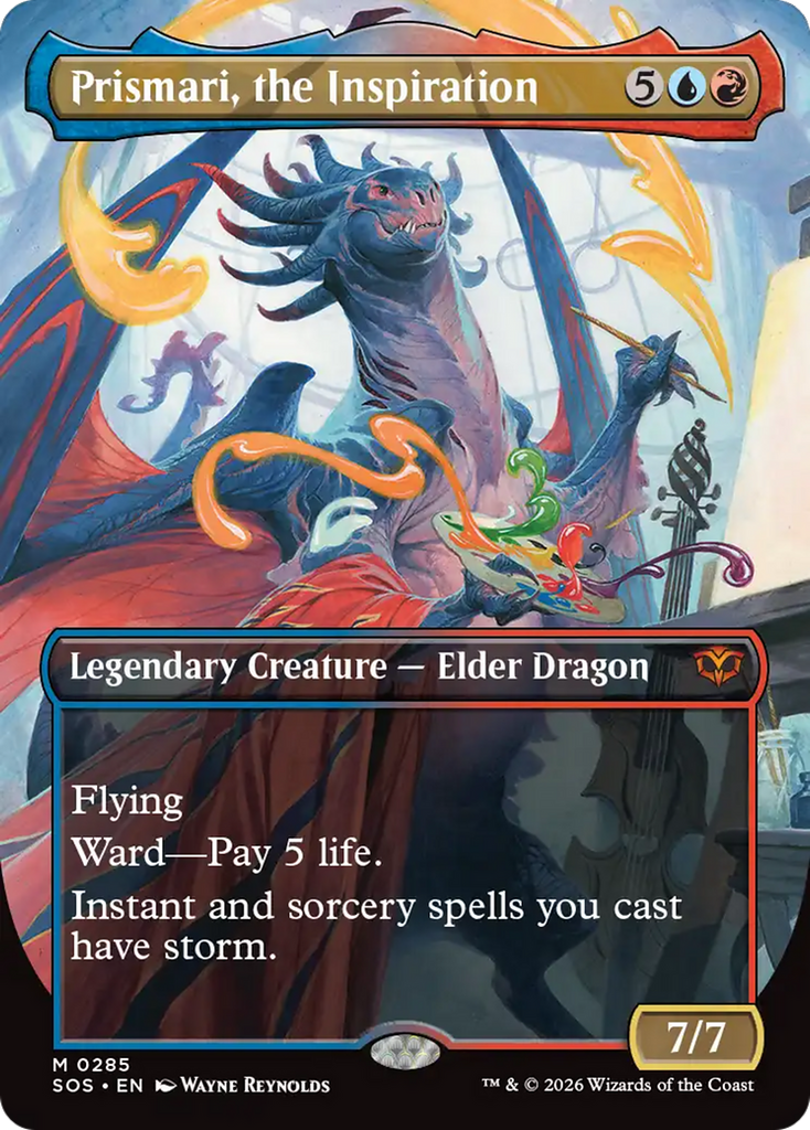Prismari, the Inspiration (Borderless) [Secrets of Strixhaven]