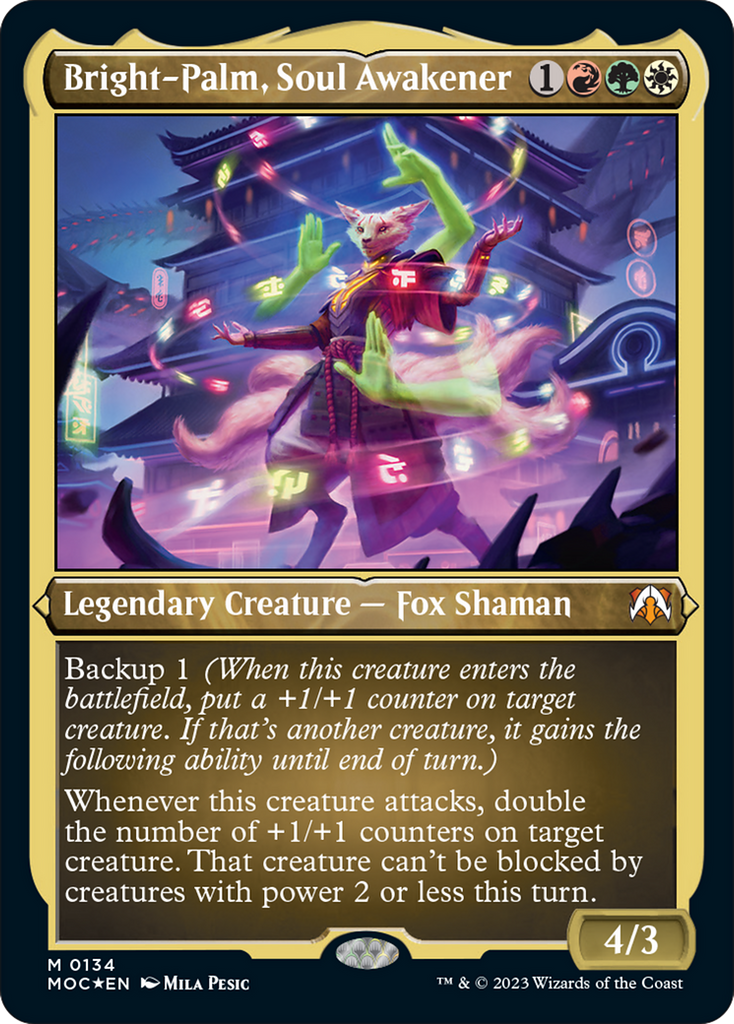 Bright-Palm, Soul Awakener (Display Commander) [March of the Machine Commander]