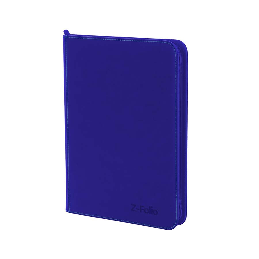 BCW SUPPLIES: Z-FOLIO - 9-POCKET LX BLUE
