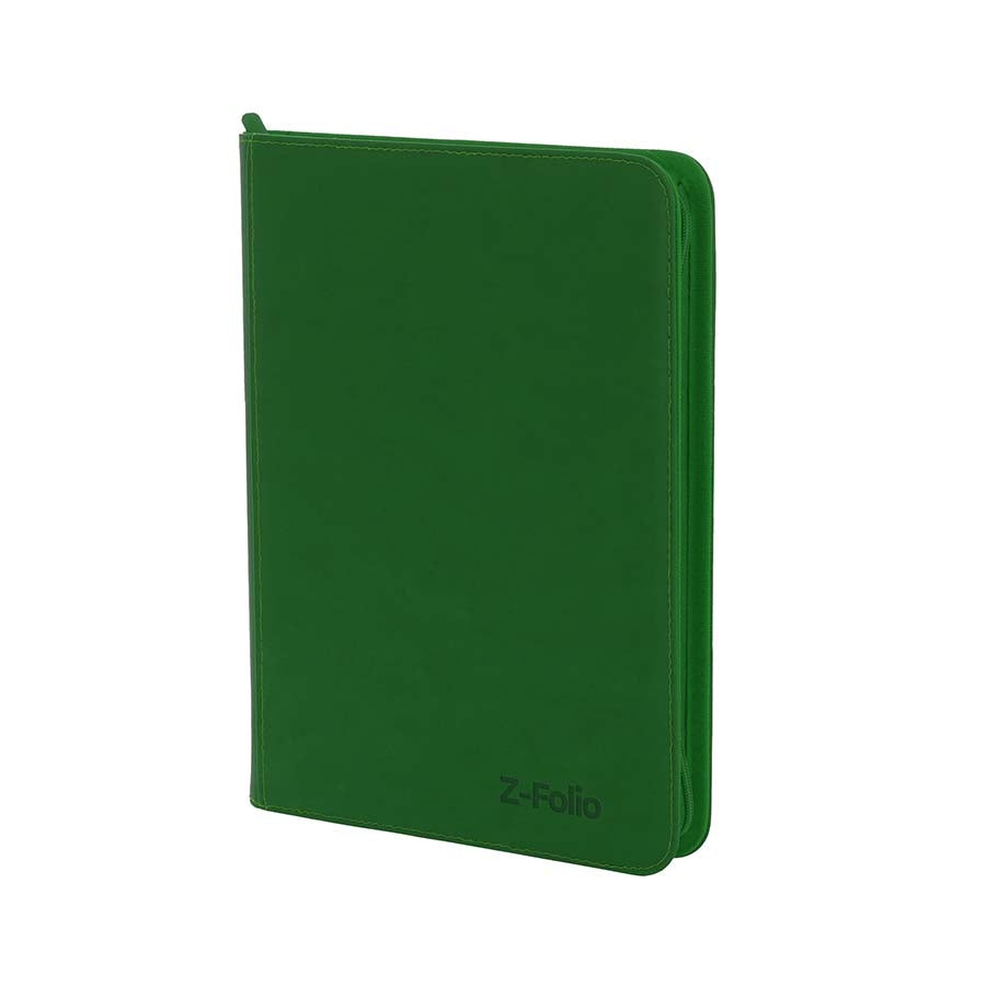 BCW SUPPLIES: Z-FOLIO - 9-POCKET GREEN
