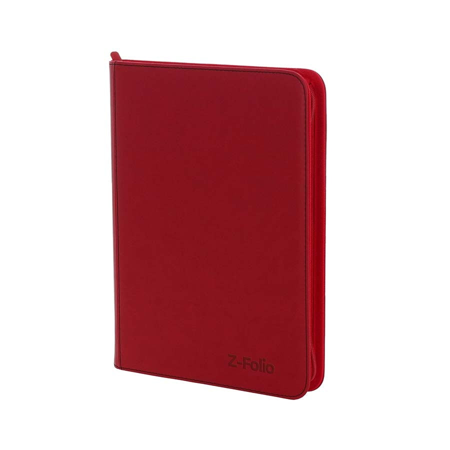 BCW SUPPLIES: Z-FOLIO - 9-POCKET RED