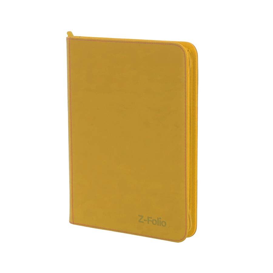 BCW SUPPLIES: Z-FOLIO - 9-POCKET LX YELLOW