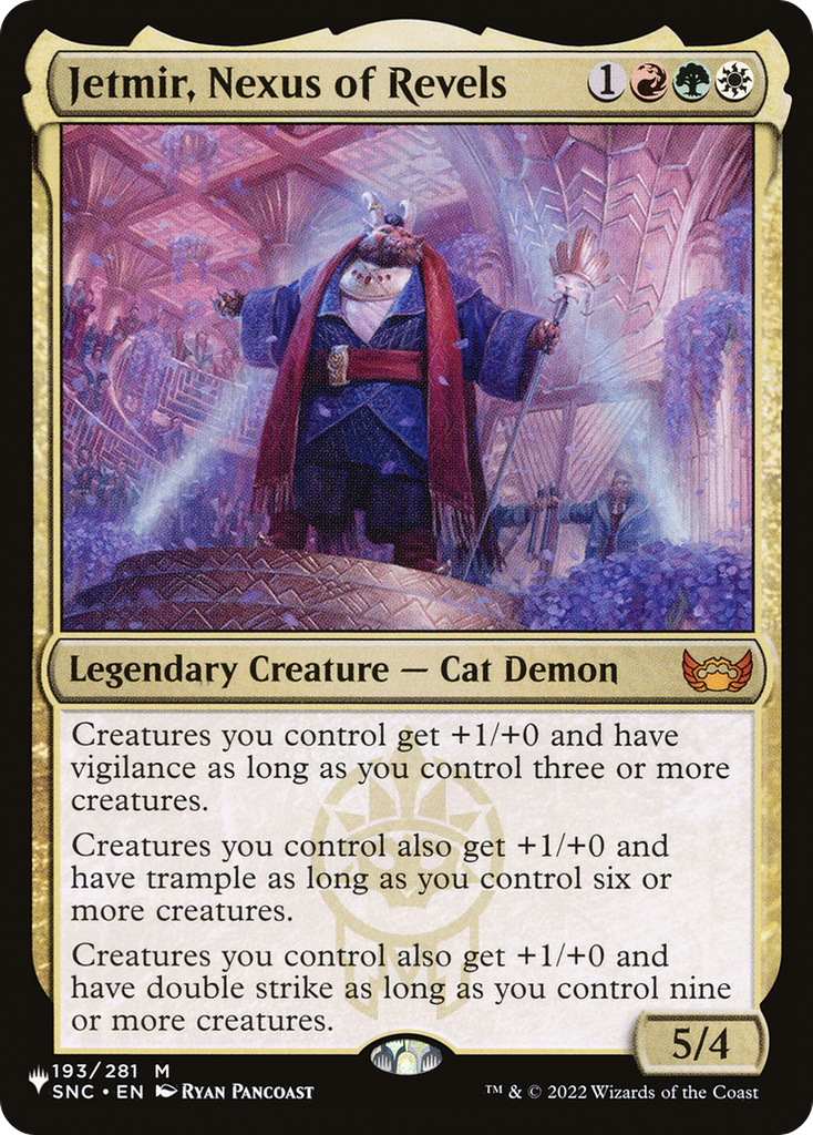 Jetmir, Nexus of Revels [The List]