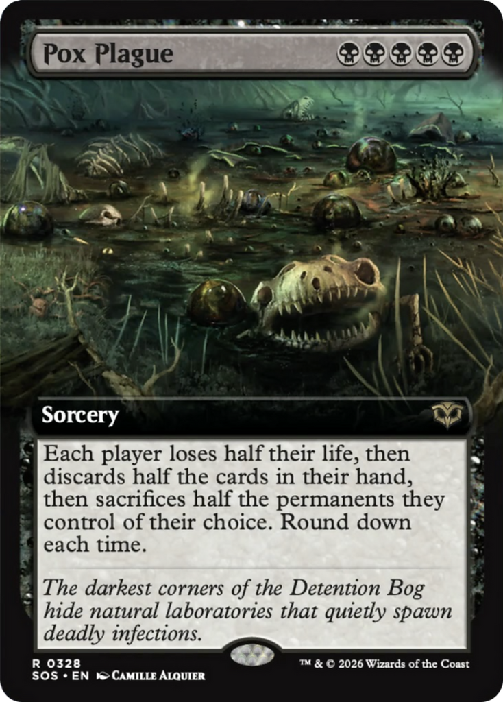 Pox Plague (Extended Art) [Secrets of Strixhaven]