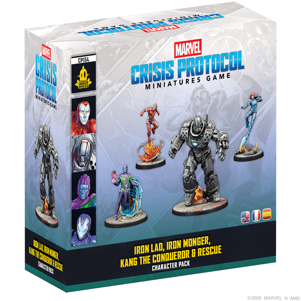 Marvel: Crisis Protocol – Iron Lad, Iron Monger, Kang the Conqueror & Rescue