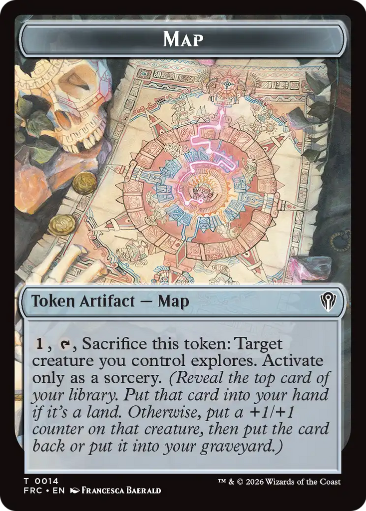 Soldier // Map Double-Sided Token [Reality Fracture Commander Tokens]
