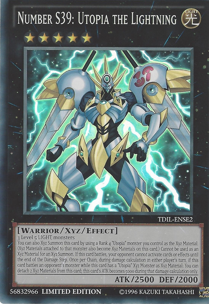 Number S39: Utopia the Lightning [TDIL-ENSE2] Super Rare