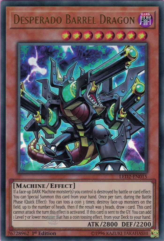 Desperado Barrel Dragon [LED2-EN015] Ultra Rare