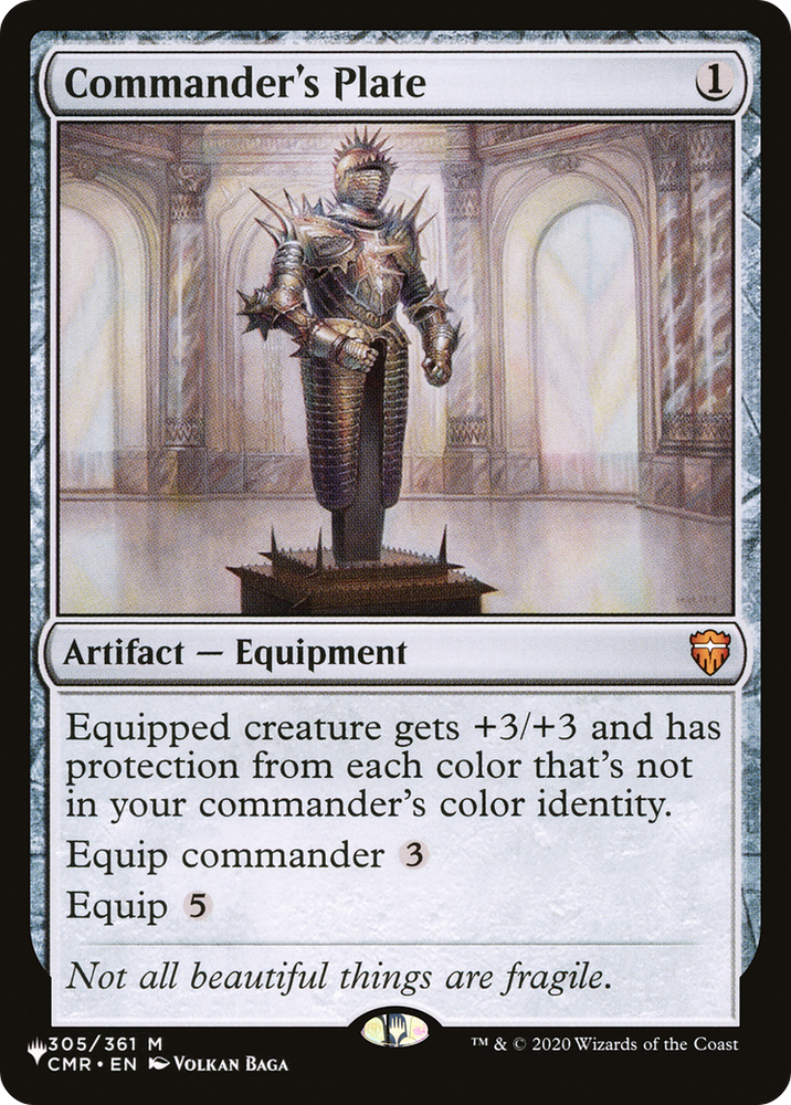 Commander's Plate [The List]