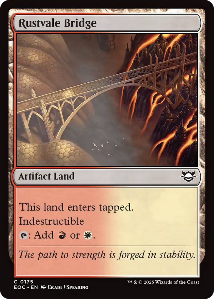 Rustvale Bridge [Edge of Eternities Commander]
