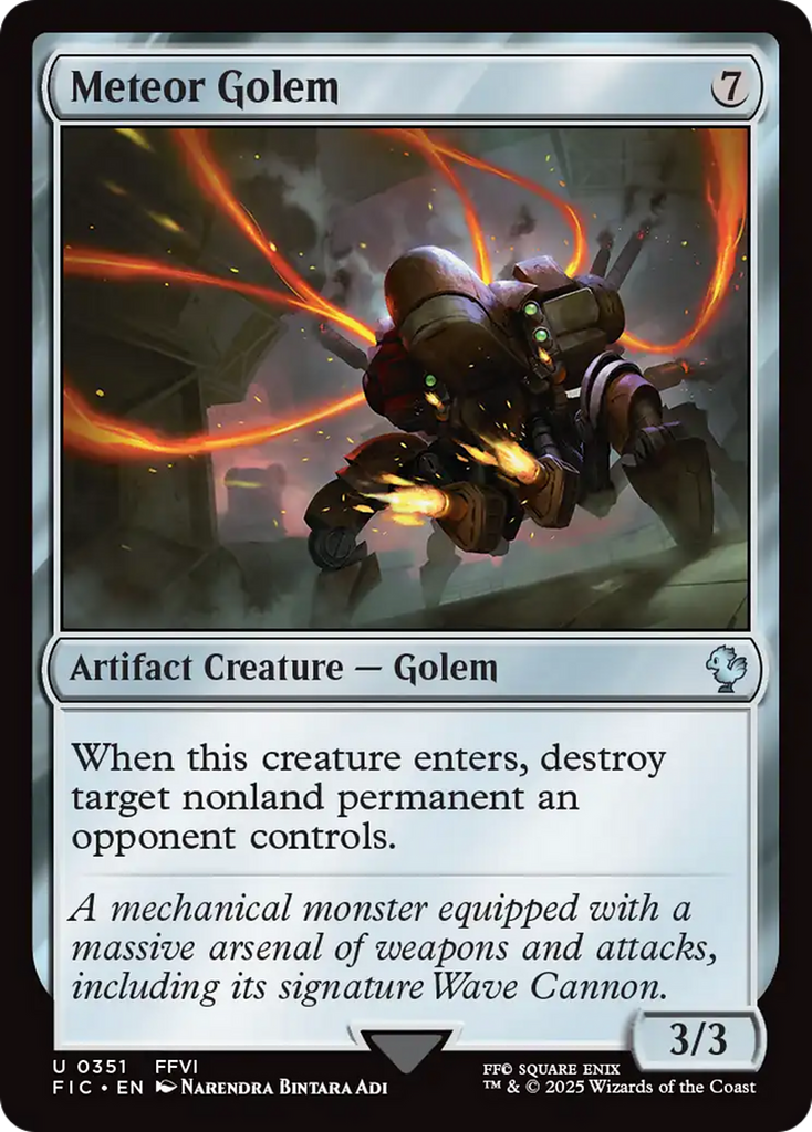 Meteor Golem [FINAL FANTASY Commander]