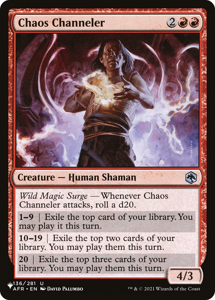 Chaos Channeler [The List]