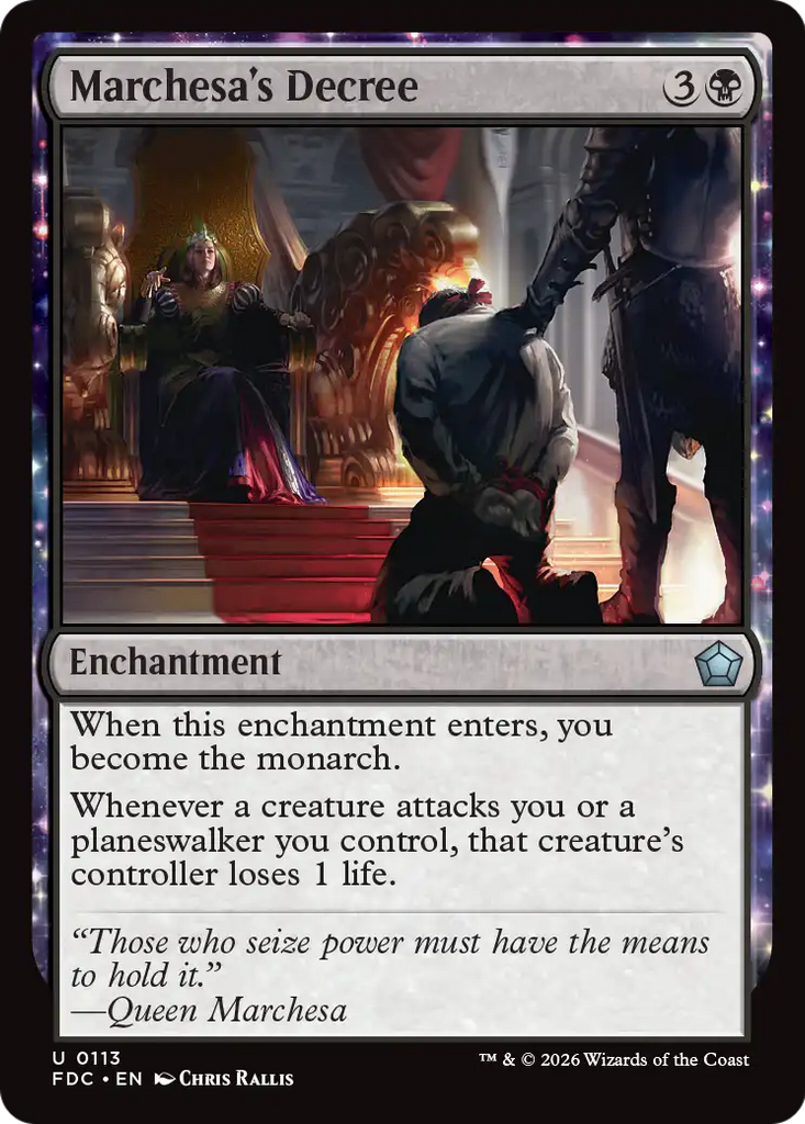 Marchesa's Decree [Foundations Commander]