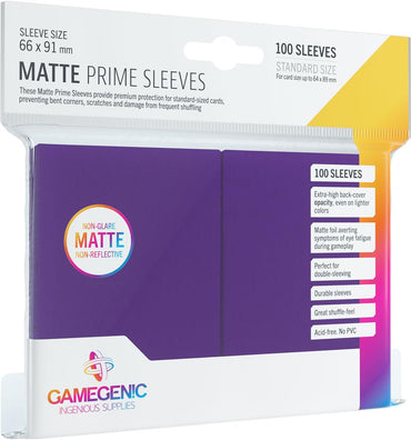 MATTE Prime Sleeves: Purple