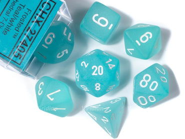 Frosted: Poly Teal/White (7)