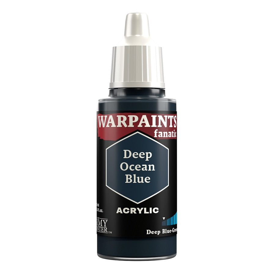 THE ARMY PAINTER: WARPAINTS FANATIC: ACRYLIC - DEEP OCEAN BLUE