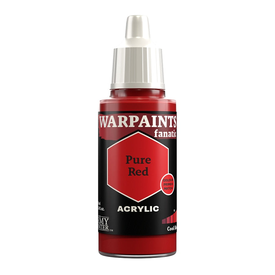 THE ARMY PAINTER: WARPAINTS FANATIC: ACRYLIC - PURE RED