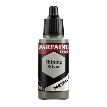 THE ARMY PAINTER: WARPAINTS FANATIC: METALLICS - SHINING SILVER