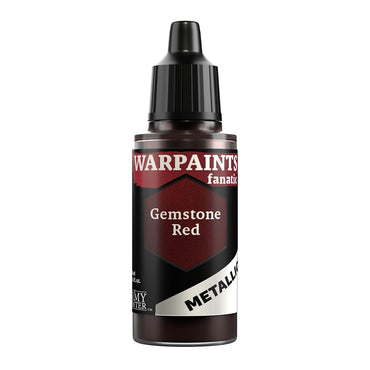 THE ARMY PAINTER: WARPAINTS FANATIC: METALLICS - GEMSTONE RED