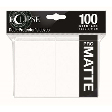 Eclipse Matte Standard Sleeves: Arctic White (100)