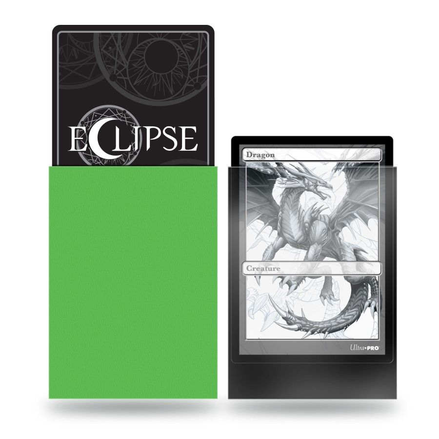 Eclipse Matte Standard Sleeves: Lime Green (100)