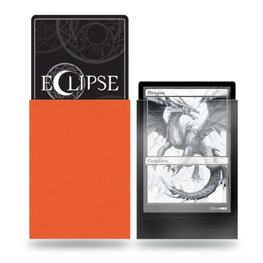 Eclipse Matte Standard Sleeves: Pumpkin Orange (100)