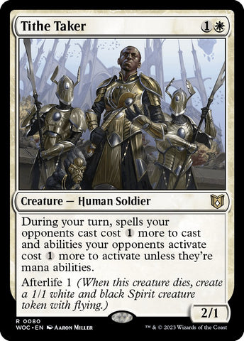 Tithe Taker [Wilds of Eldraine Commander]