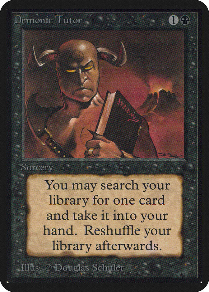 Demonic Tutor [Alpha Edition]