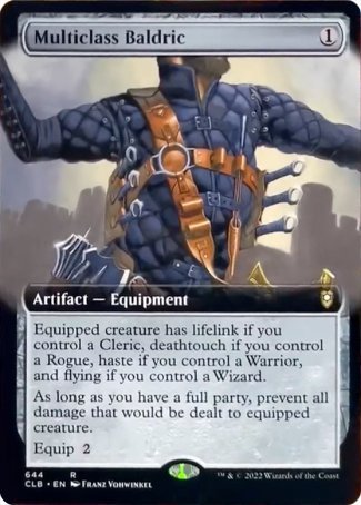 Multiclass Baldric (Extended Art) [Commander Legends: Battle for Baldur's Gate]